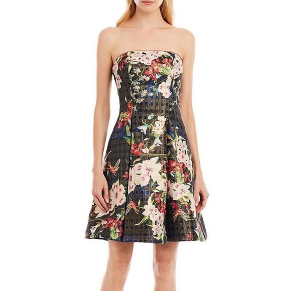 summer floral formal dresses Ashley Orange Floral Formal Maxi Dress - US 8
